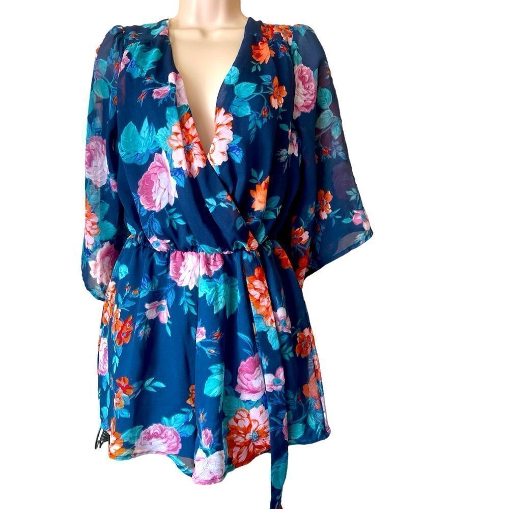 Bailey blue romper size S